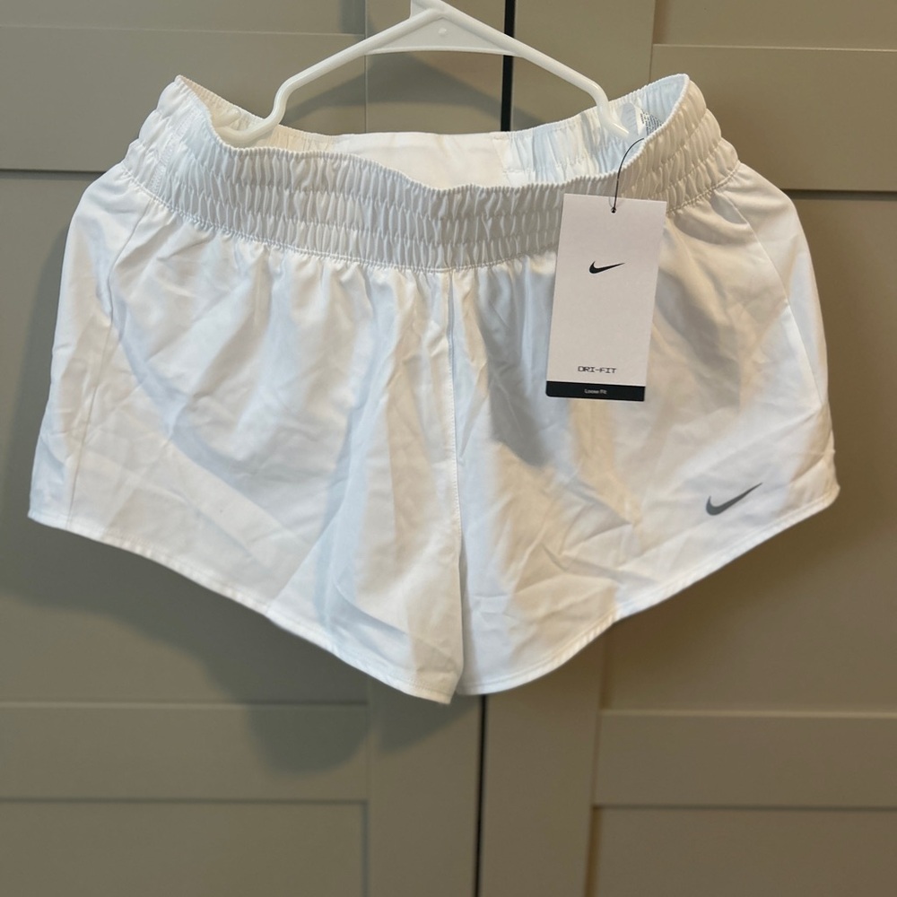 Nike Women's White Sports Shorts - NWT